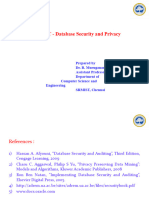 Database Security and Privacy UNIT - III - PPT