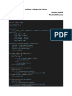 Huffman Coding Using Python