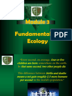 Module 3 Fundamental of Ecology