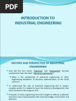 Chapter 1 and 2 INTRO TO INDUSTRIAL AND SYSTEMS ENGINEERING