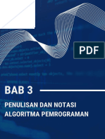 Modul PB 3 - Penulisan Dan Notasi Algoritma Pemrograman