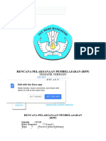 RPP K5 T7 S3: Rencana Pelaksanaan Pembelajaran (RPP)