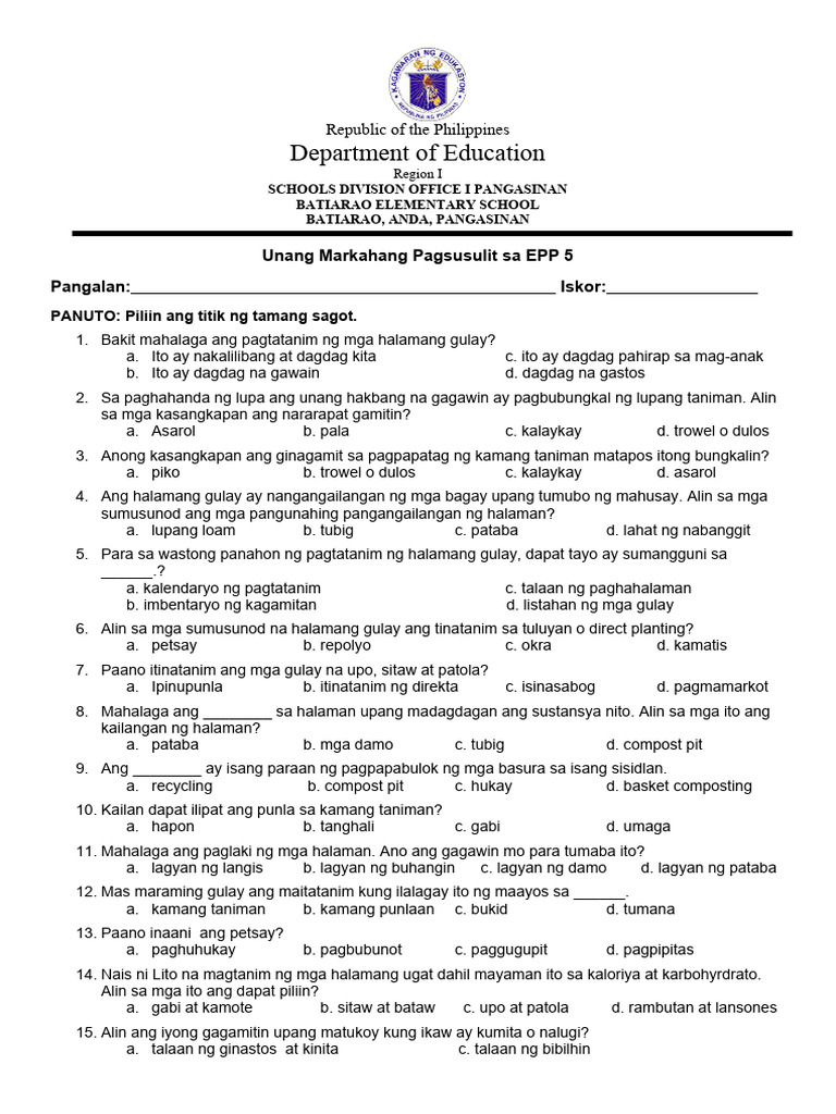 Epp 5 - PT1 | PDF