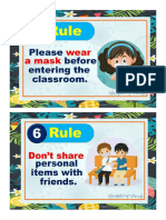 Classroom Rules New Normal