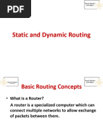 22 - Static and Dynamic Routing