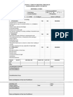 Referral Form With Vision Screening