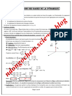 Applications Des Bases de La Dynamique Bis