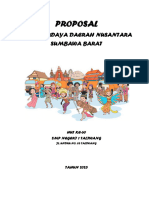 Proposal Pawai Budaya Daeran Nusantara 2023