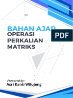 Bahan Ajar Perkalian Matriks