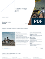 Study - Id118487 - Target Audience Electric Bike e Bike Owners in Spain