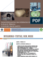 Dasar Keselamatan Dan Kesehatan Kerja Di Ruang Terbatas (Confined Spaces Safety)