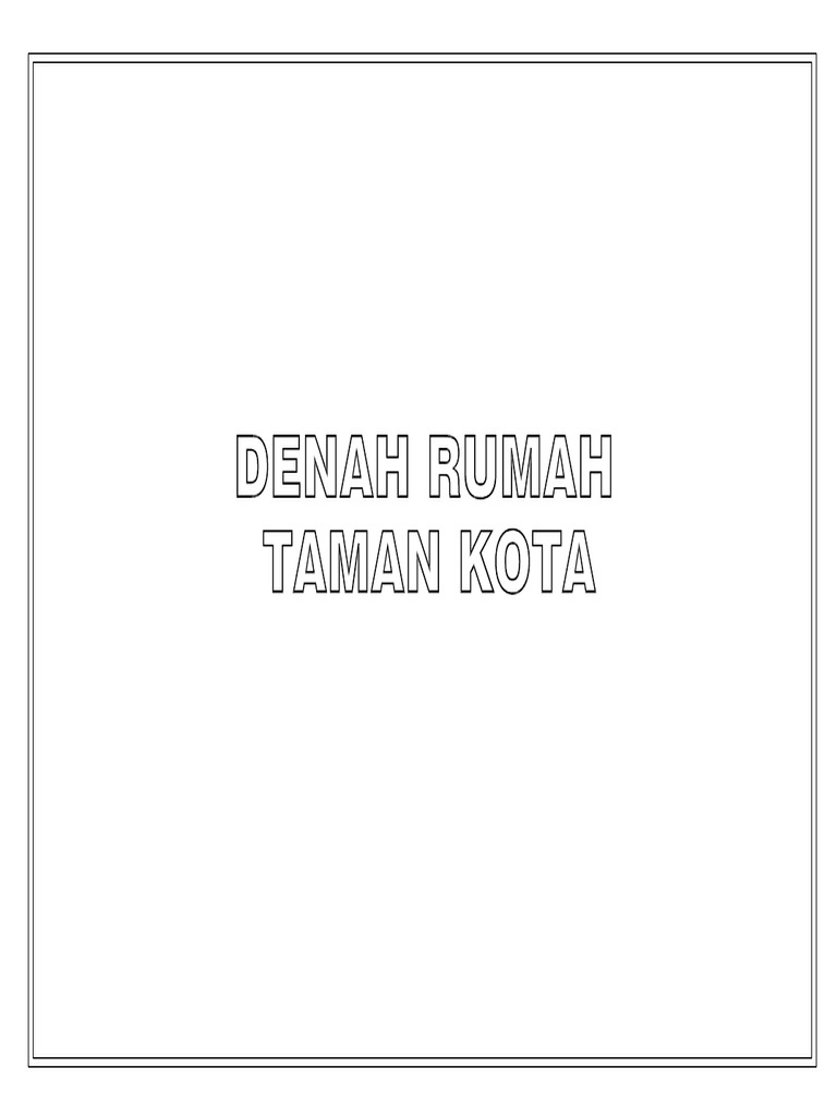 Denah Taman Kota 17052023 | PDF