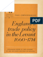 Cernovodeanu England Trade Policy in The Levant 1660 1714 1972