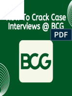 How To Crack Case Interviews at BCG