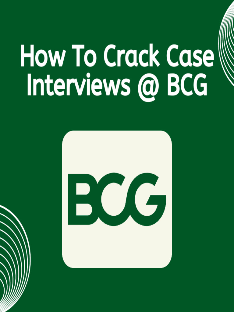 BCG Case Interview Preparation Guide | PDF | Job Interview | Mentorship