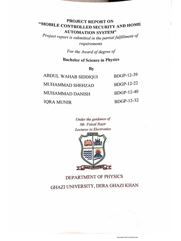 Project Report Sample | PDF