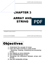 Tcs 2044 Java Programming Chapter 3 Array and String (Week 6)