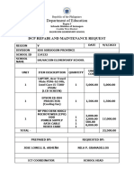 DCP Repair and Maintenace Request