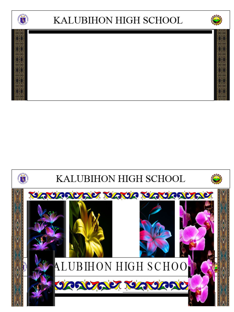 Stage Layout for Kalubihon High School | PDF