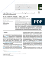 regional planning of solar OV technology based on