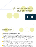 03 - Physiologic Factors Related To Drug Absorption