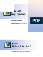 Bài giảng Tin học đại cương - Chương 2.1 - Nguyễn Duy Hiệp - 1521455