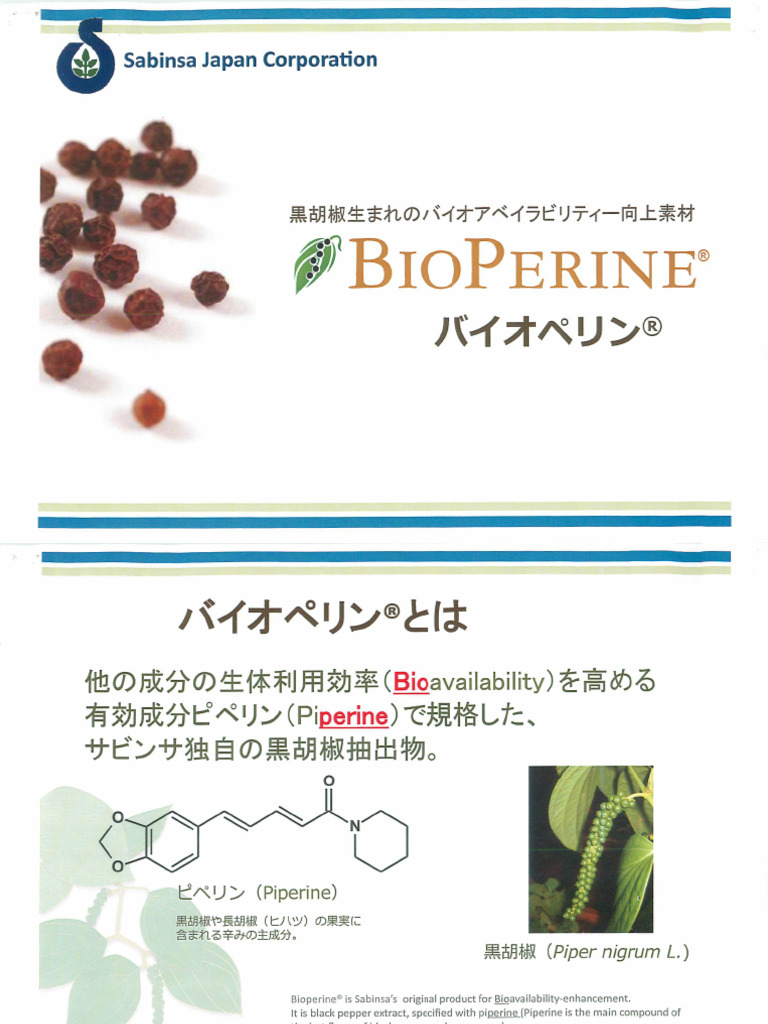 Bioperine | PDF