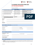 Scholarship - Bursary Application Form 2023 International Students Dec 2022