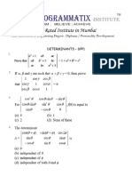 Determinants DPP 1