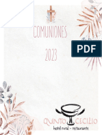 Menus Comuniones 2023 Opcion 2