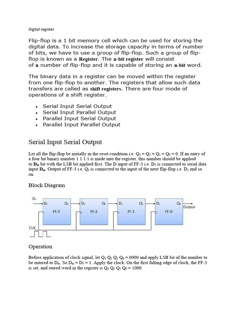Digital Register | PDF