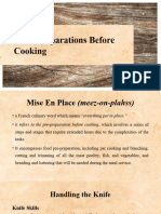 Basic Preparations Before Cooking