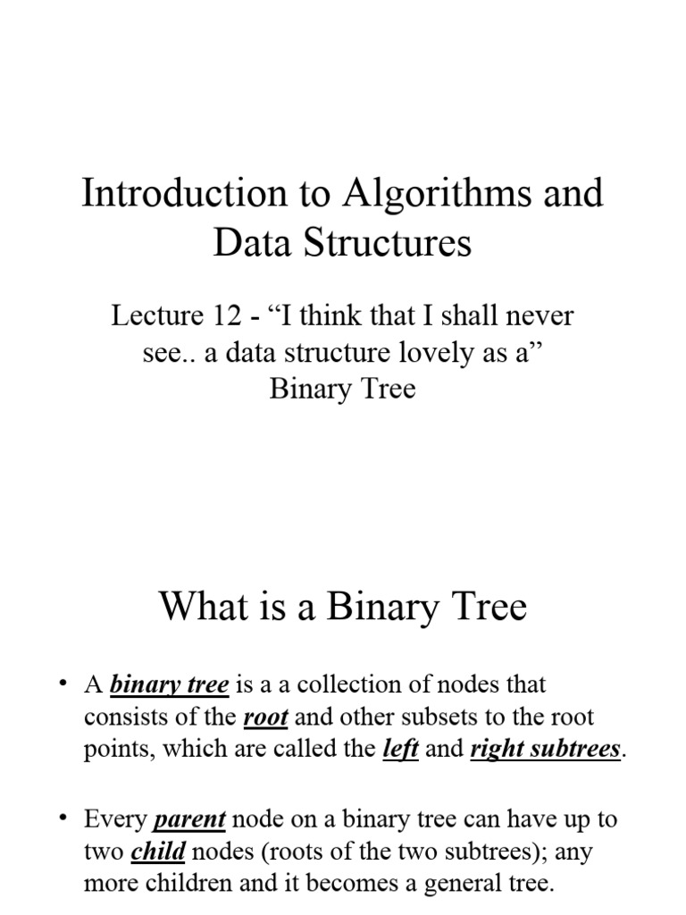 Binary Tree | PDF