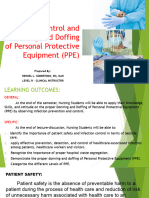 Infection Control and Donning and Doffing of PPE