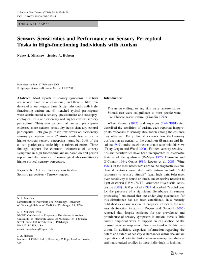 Thermal Perception and Thermal Sensation | Springer Nature Link