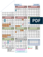 Calendário Escolar 2020-2021 - Semestral 1 Retificado