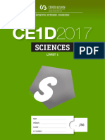 Évaluation Certificative - CE1D 2017 - Sciences - Questionnaires (Version Standard) (Ressource 13981)