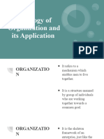 Typology of Organization and Its Application