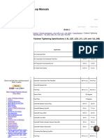 1.8L (2H0) - Specifications - Fastener Tightening Specifications