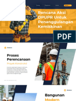 Hitam Jingga Profesional Industri Konstruksi Presentation