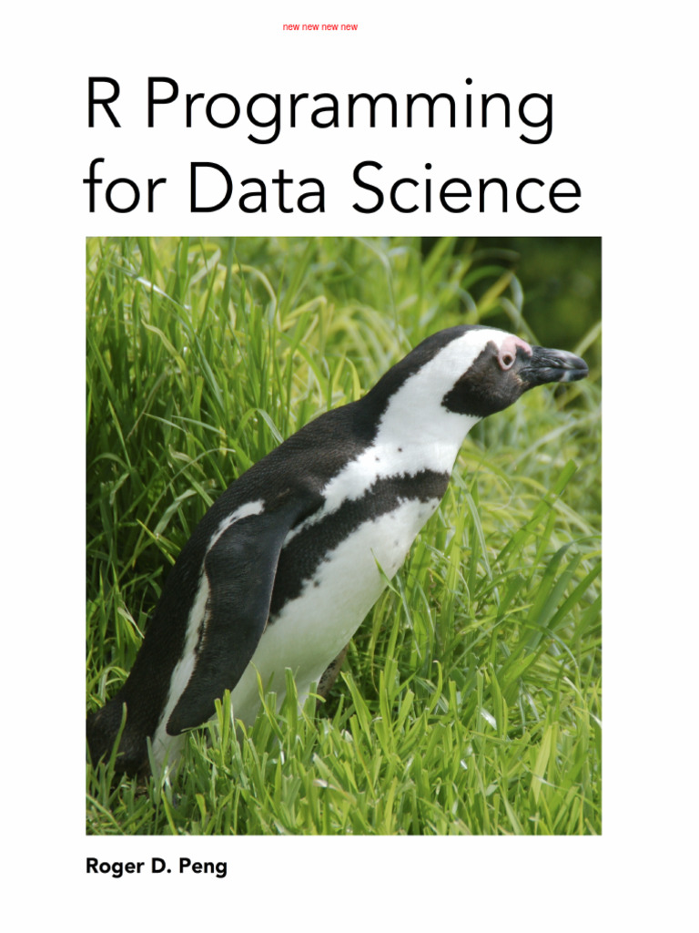 R Programming for Data Science Guide | PDF | R (Programming Language ...