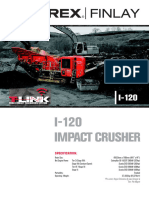 Technical Specification Impact Crusher I 120