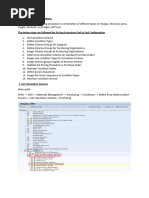 SAP S4 HANA PRICING PROCEDURE End To End Configuration