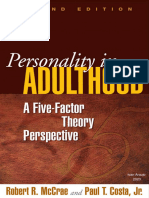 Personalidade Na Vida Adulta - Uma Perspectiva Da Teoria Big Five