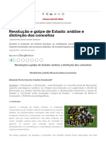 Revolução e Golpe de Estado - Análise e Distinção Dos Conceitos