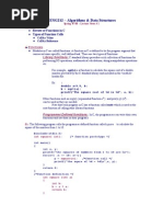 EENG212 - Algorithms & Data Structures: Review of Functions in C Types of Function Calls