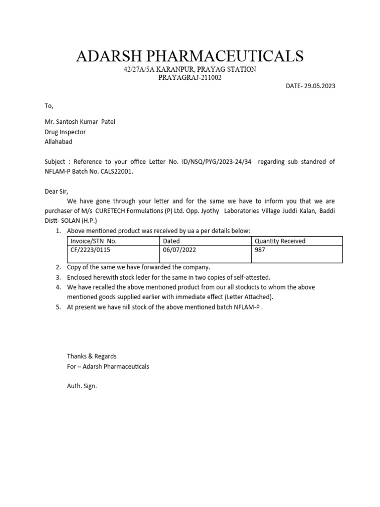 Office Letter | PDF