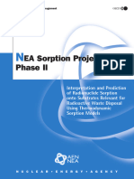 Nea Sorption Project Phase II