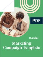 HubSpot's Marketing Campaign Template