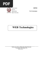 CMP508 Web Technologies